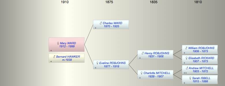 Mary Isbel WARD